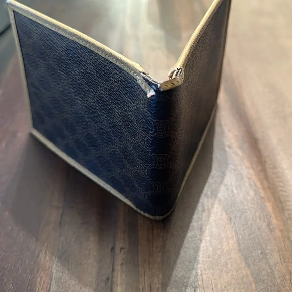 Vintage Macadam Print Celine Bifold Wallet - Picture 6 of 11